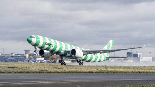 Airbus A330neo von Condor Erstflug