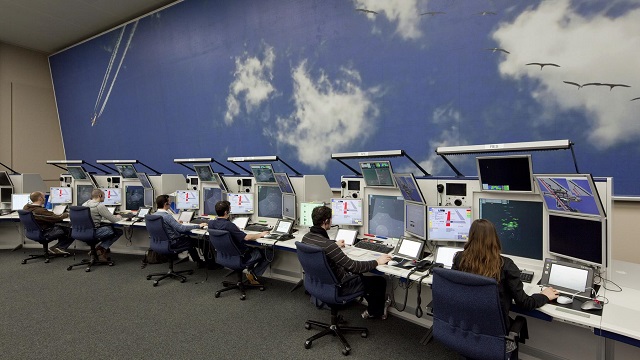 Skyguide Kontrollraum
